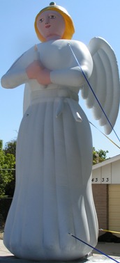 Angel cold-air advertising inflatables for sale and rent.