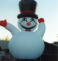 Snowman Christmas inflatables for sale and rent. Huge selection available.