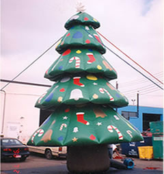 Christmas tree advertising inflatable - 25ft.
