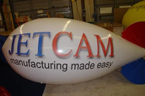 blimp for advertising - helium advertising blimps increase your visibility!