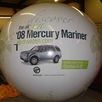 custom 7' helium balloon